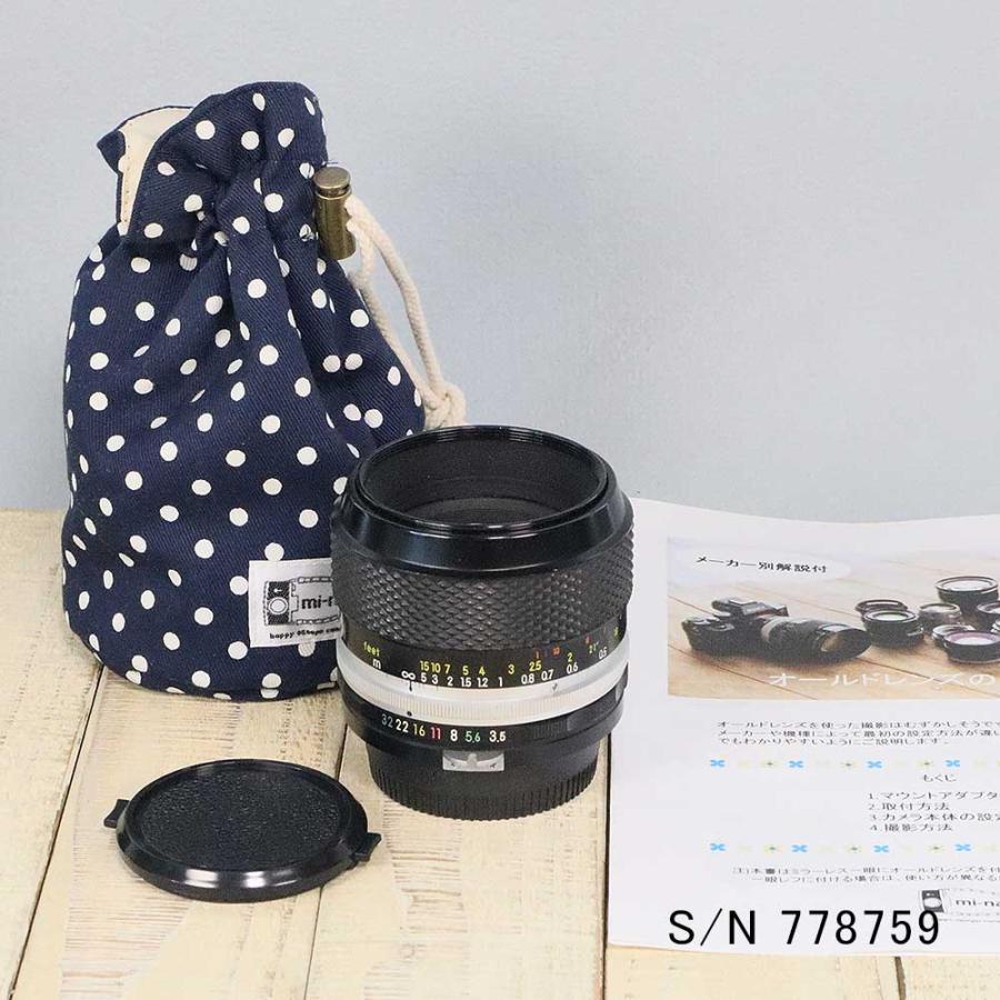 保証付 】【中古】 オールドレンズ Nikon Micro-NIKKOR-P Auto 55mm F3