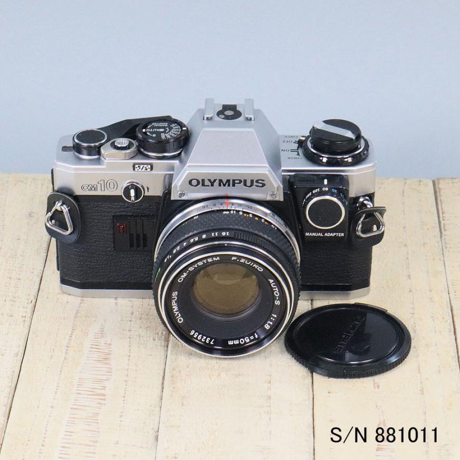 中古】【保証付 】 OLYMPUS OM-10 S/N 881011 レンズ ZUIKO AUTO-S