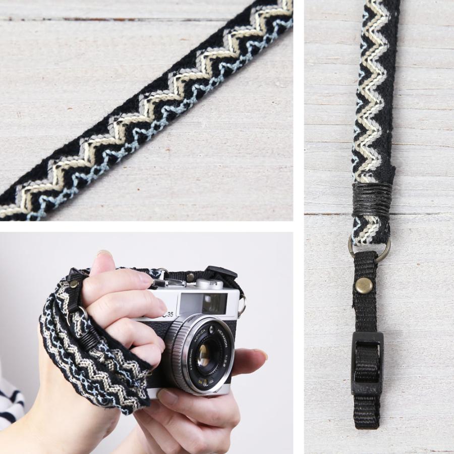 Canon M100 Kiss M対応 カメラストラップ /取付8mm幅/ ボヘミアン