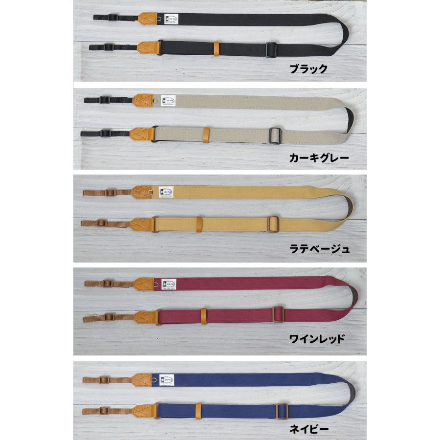 カメラストラップ camera strap　一眼レフ　ミラーレス一眼用　帆布　カメラストラップ camera strap　フリータイプ MI-NA ミーナ　かわいい　おしゃれ｜mi-na｜03