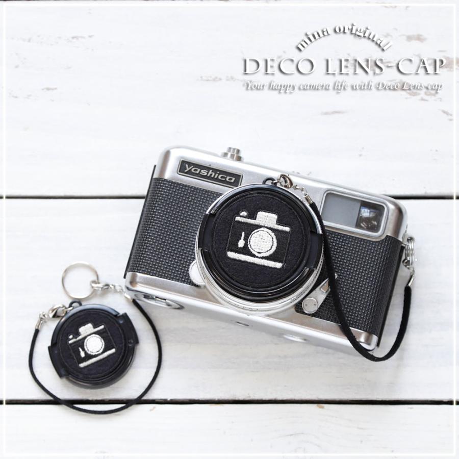 受注生産/納期7-10日】/デコレンズキャップ/49mm/カメラブラック