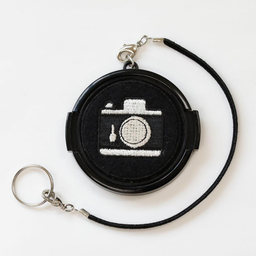 受注生産/納期7-10日】/デコレンズキャップ/49mm/カメラブラック