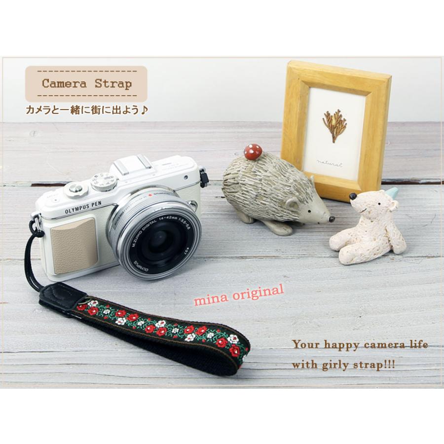 カメラストラップ camera strap ミーナオリジナル ハンドストラップ