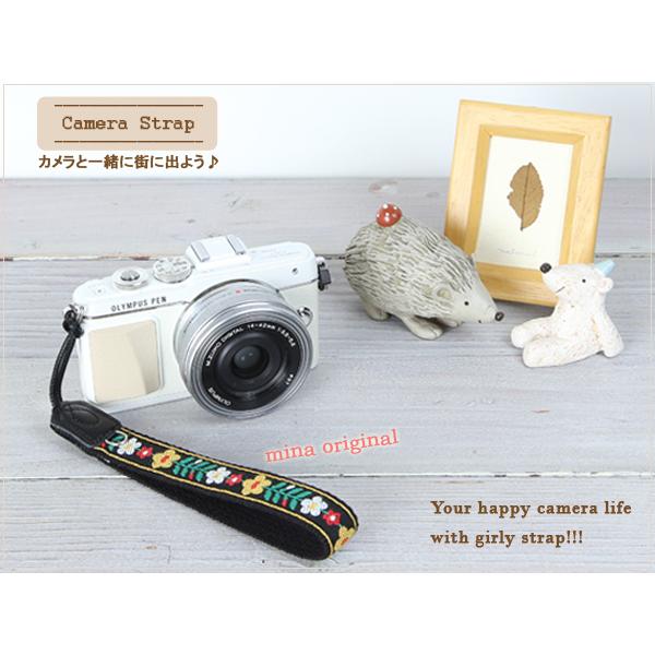 カメラストラップ camera strap ミーナオリジナル ハンドストラップ