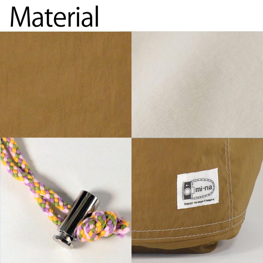 おしゃれ ふわふわソフトタイプ　カメラ用 12ポケットインナーバッグ　Мサイズ/ カーキブラウン