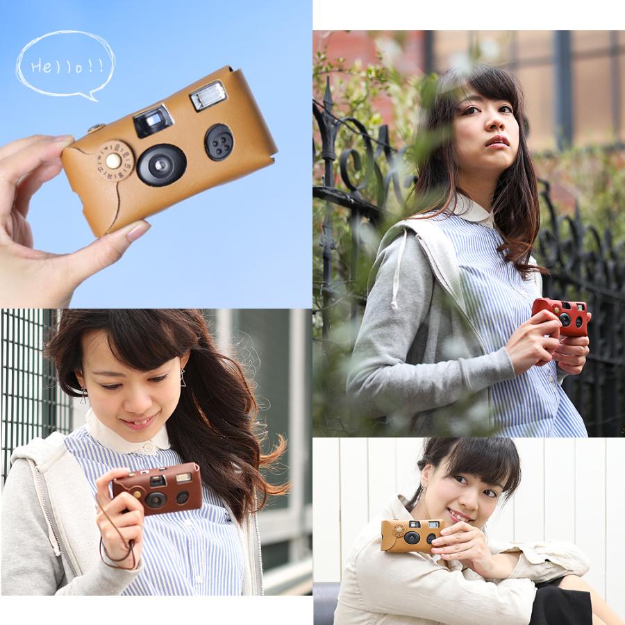 mi-na craft】写ルンです 専用 レザーケース(ケースのみ) : ミーナ