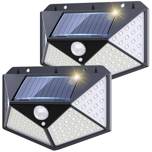 ソーラーライト 屋外 防水2025新版 2個入り 防犯 3つ知能モード 自動