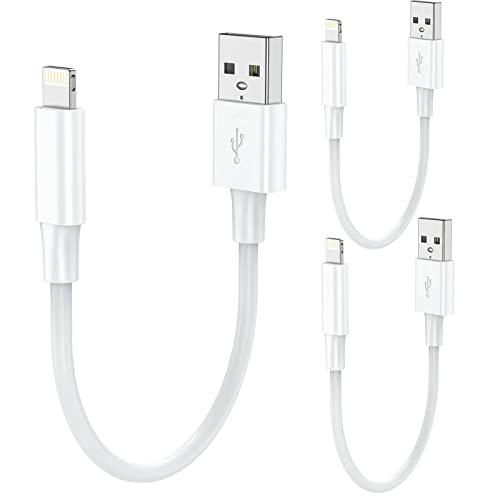 iPhone 充電ケーブル 純正 短いライトニングケーブル（3 本