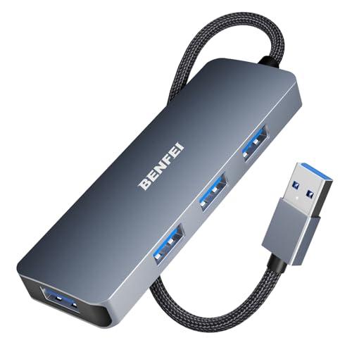 BENFEI USB 3.0 ハブ 4ポート 超薄型 MacBook、Mac Pro、Mac Mini