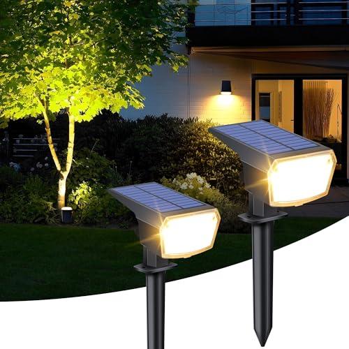 ソーラーライト 屋外 明暗センサー ガーデンライト スポットライト センサーライト 屋外 庭 ライト おしゃれ 自動点灯/消灯 屋外 照明 IP の商品画像