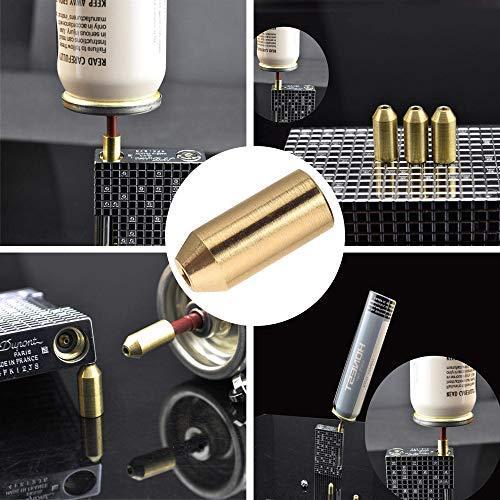 SRECNO デュポン ライターガス 変換 アダプター 注入式 扱い簡単 真鍮製 2個｜mi-naone｜02