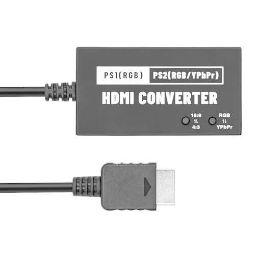 Mcbazel 新型 PS1/PS2専用 RGB/YPbPr to HDMI 変換コンバーター