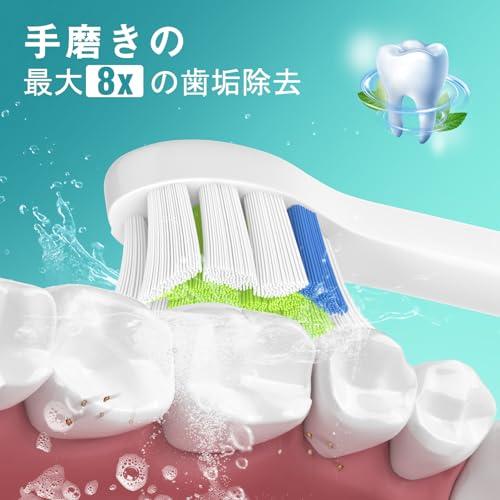 フィリップ　電動歯ブラシ　未使用 フィリップス ソニッケアー 電動歯ブラシ用 互換 替えブラシ