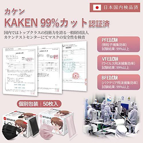 マスク 不織布 カラー 個包装 50枚入 プリーツ型 耳が痛くならないマスク 大きめ 通気性 息がしやすい 快適 使い捨てマスク 男女兼用 Shs7ykra4q Www Cosbrapim Com Br