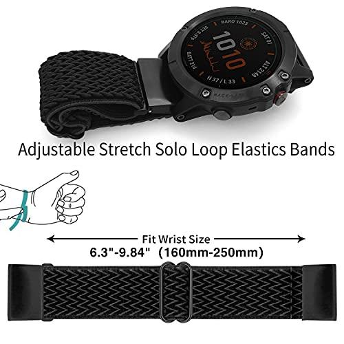 Ahayo] QuickFit 22mm ベルト 用の Garmin Approach S62 / Fenix 8