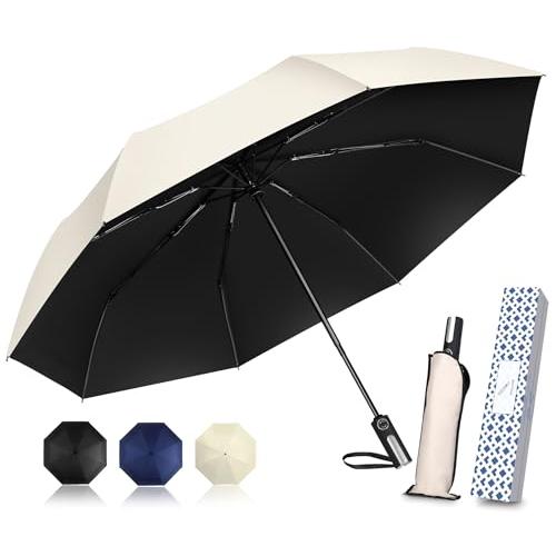 YOIIYO おりたたみ傘 日傘 uvカット 100 遮光 折り畳み 折りたたみ傘 晴雨兼用 メンズ レディース ワンタッチ自動開閉 折り畳み傘 の商品画像
