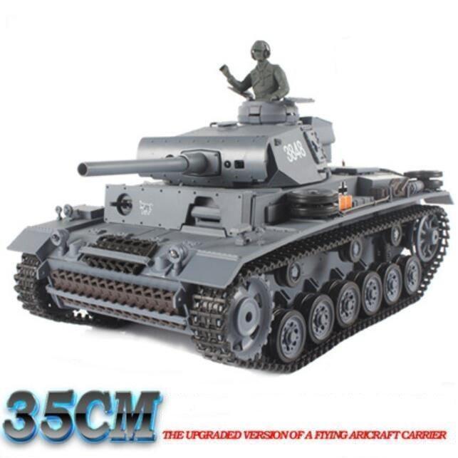 HENG LONG 1/16 ラジコン戦車 プラモデル ドイツ Panzerkampfwagen III号戦車 金属 RCカー BB弾発射 模擬戦争 こどもの日 アウトドア 旅行｜mi-sanstore｜02