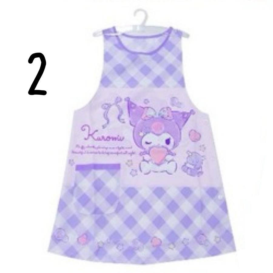 【新品未使用】保育士 サンリオ エプロン 4枚セット sanrio（サンリオ） エプロン 保育士 キャラクター エプロン 大人