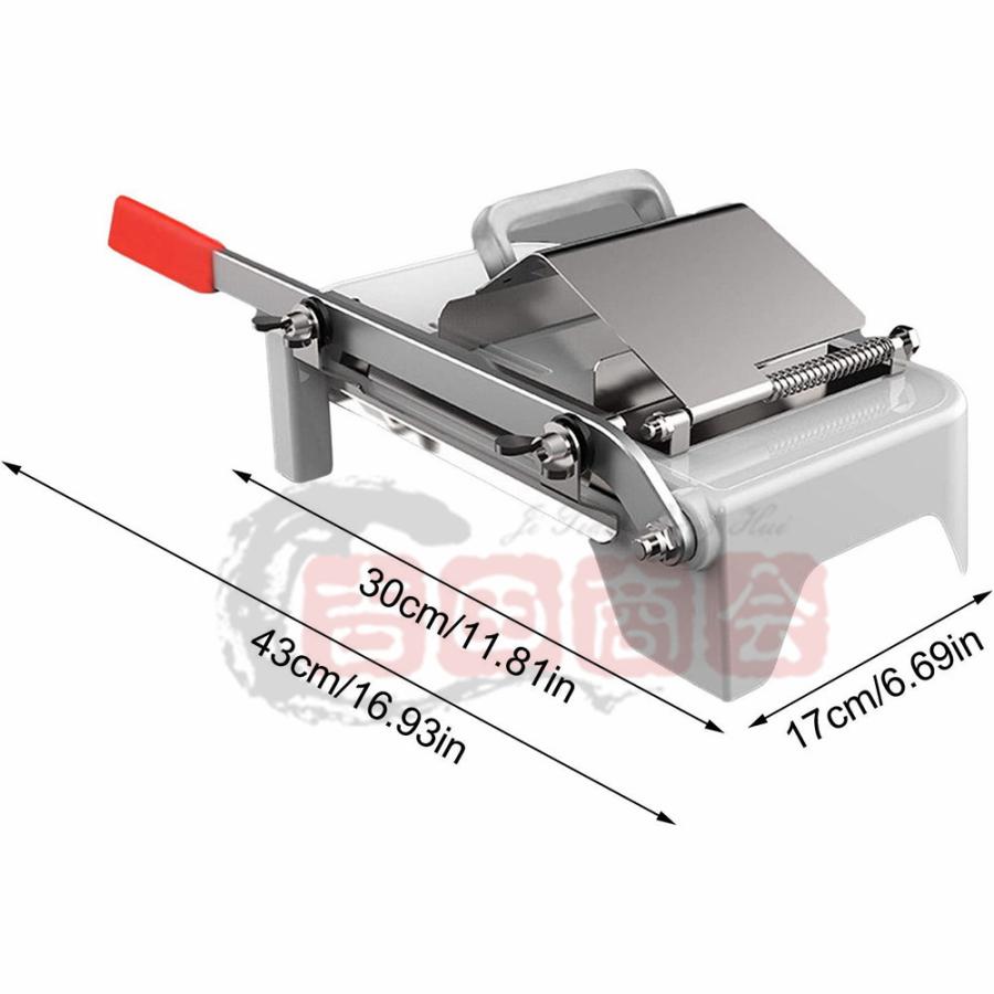 手動ミートスライサー 手動肉切り機 冷凍肉スライサー 0.25mm〜25mm