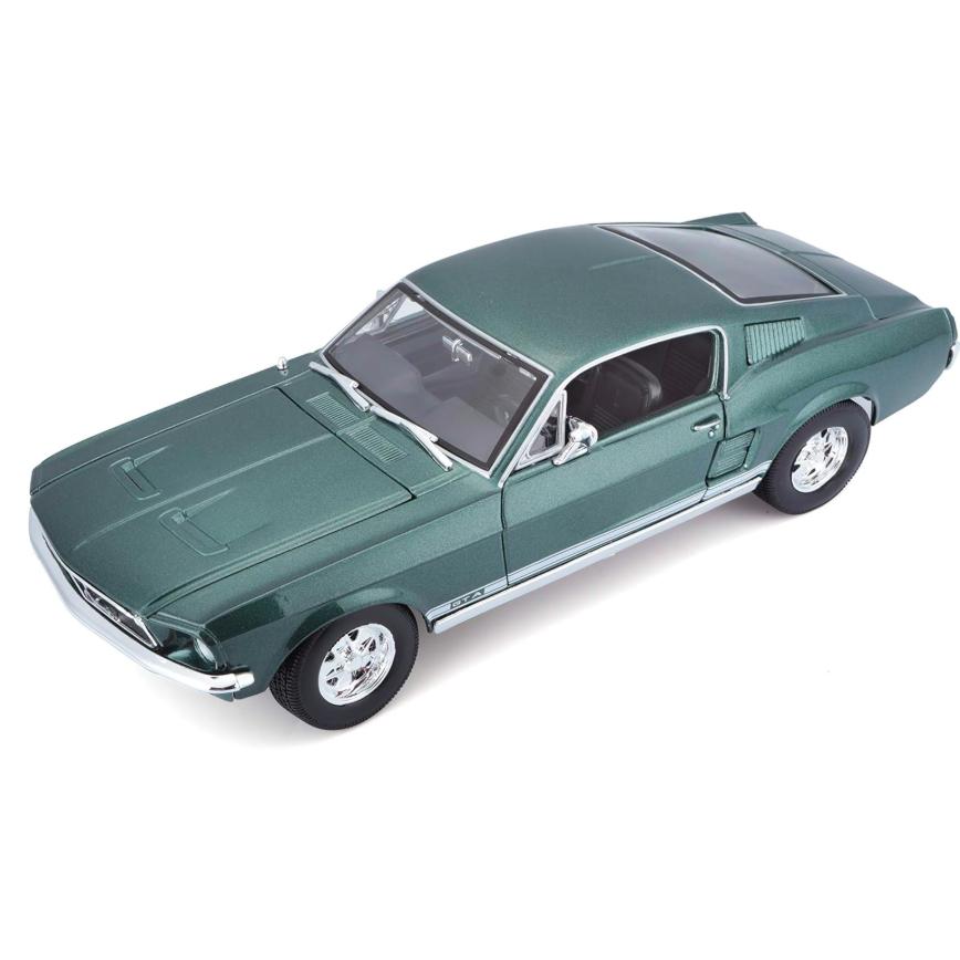 マイスト ミニカー 1967 フォード マスタング GTA ファストバック 緑 1