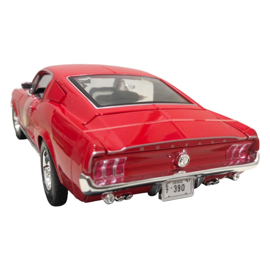 マイスト ミニカー Ford 1967 Mustang GTA Fastback red 1/18