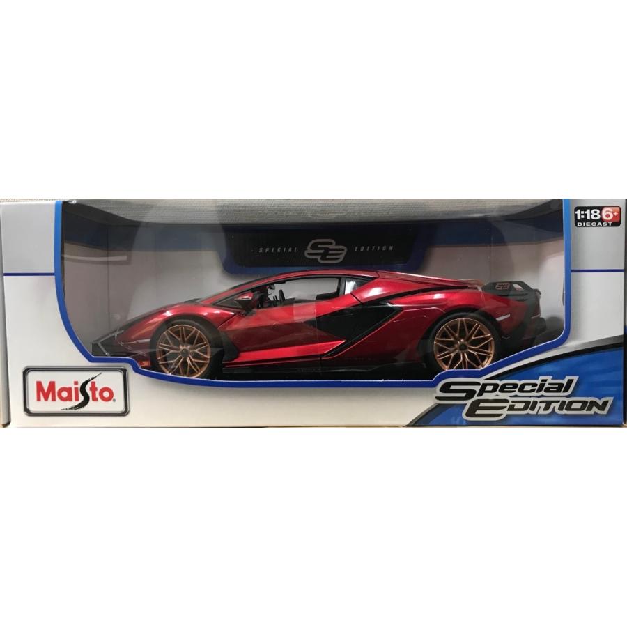 マイスト ランボルギーニ Sian FKP 37 RED 1/18 ミニカー Lamborghini