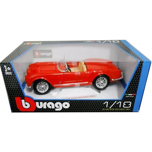 1955 LANCIA AURELIA B24 SPIDER 1/18 BBurago【全国送料無料】 ランチャ アウレリア ミニカー レッド ブラーゴ クラシック ラリー オーレリア モデルカー｜miahat1024｜03