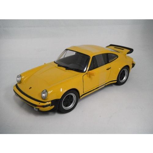 ポルシェPORSCHE 37 911S ミニカー WELLY 1974 PORSCHE 911 TURBO 3.0 yellow 1/24 Welly ポルシェ