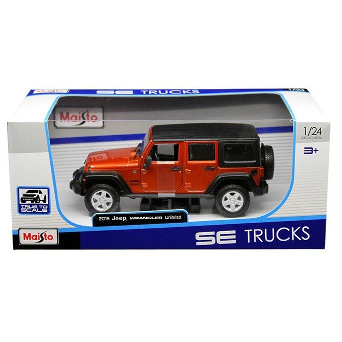 ミニカー 2015 JEEP WRANGLER UNLIMITED RED 1/24 Maisto【全国送料無料】 ジープ ラングラー アンリミテッド 赤 レッド マイスト SUV アメ車 ４駆 オフロード｜miahat1024｜02