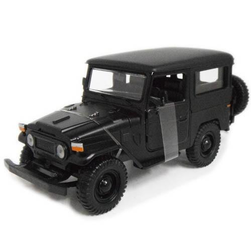 ミニカー　Toyota トヨタ　FJ 40 モーターマックス ミニカー TOYOTA FJ 40 Black 1/24 MOTORMAX トヨタ