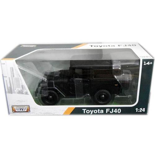 モーターマックス ミニカー TOYOTA FJ 40 Black 1/24 MOTORMAX トヨタ