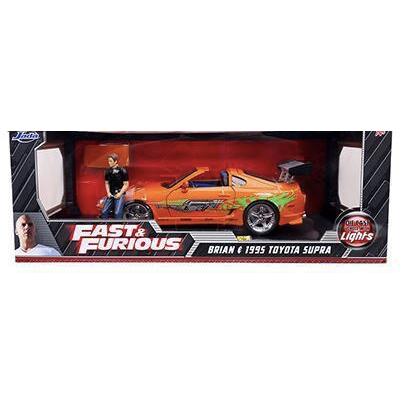 FAST and FURIOUS 1995 Toyota Supra With Brian / Lights 1/18 Jada