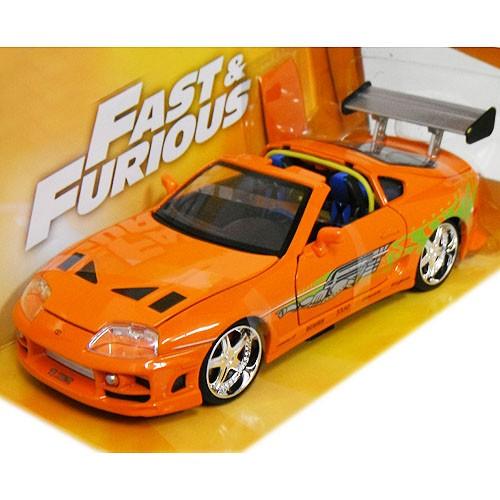 ワイルドスピード BRIAN'S TOYOTA SUPRA Orange 1/24 Jada【全国送料無料】  FAST and FURIOUS ブライアン トヨタ スープラ オレンジ ジャダ ミニカー｜miahat1024