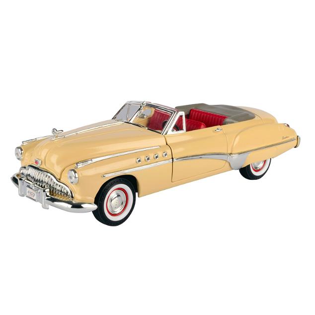 モーターマックス ミニカー 1949 BUICK ROADMASTER beige 1/18 MOTOR