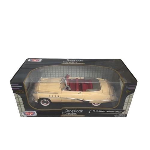 モーターマックス ミニカー 1949 BUICK ROADMASTER beige 1/18