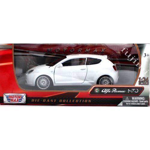 Alfa Romeo MiTo wht 1/24 MOTOR MAX【全国送料無料】 アルファ ロメオ モーターマックス ミト ミニカー 白 ダイキャストカー ミラノ トリノ｜miahat1024｜02