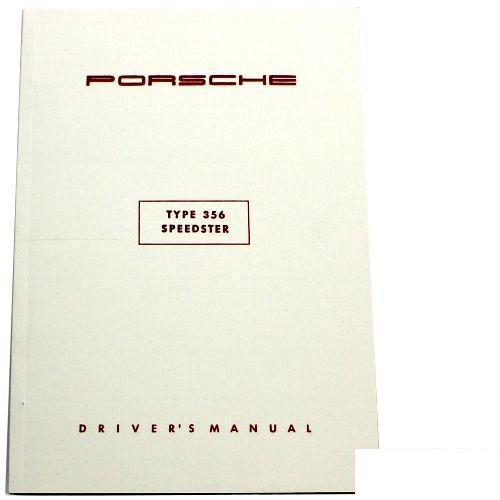 PORSCHE TYPE 356 SPEEDSTER DRIVER'S MANUAL【全国送料無料