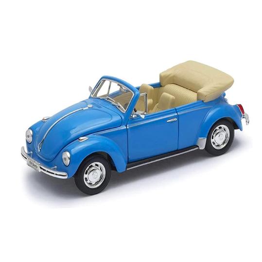 WELLY ミニカー Volkswagen Beetle Convertible blu 1/24 WELLY 全国