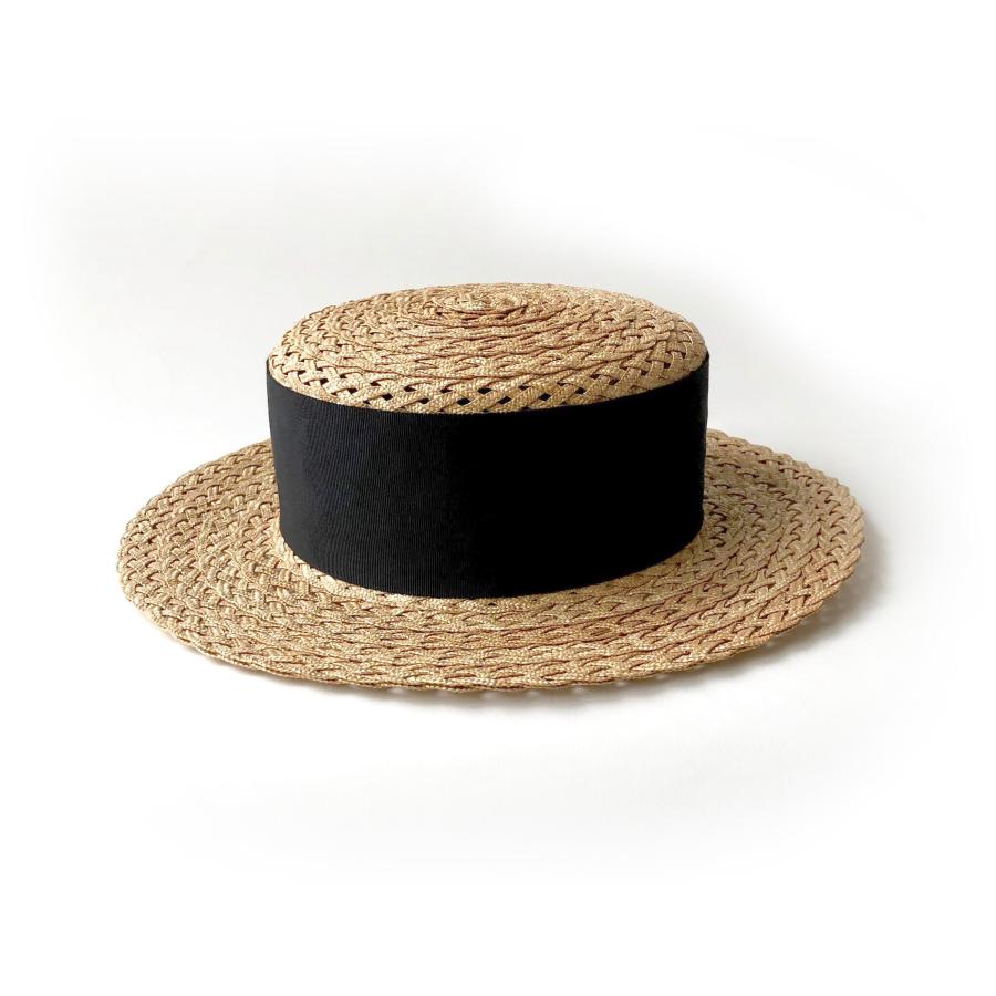 Straw Canotier 2405 Mia Hat & Accessory レディース 帽子 麦わら
