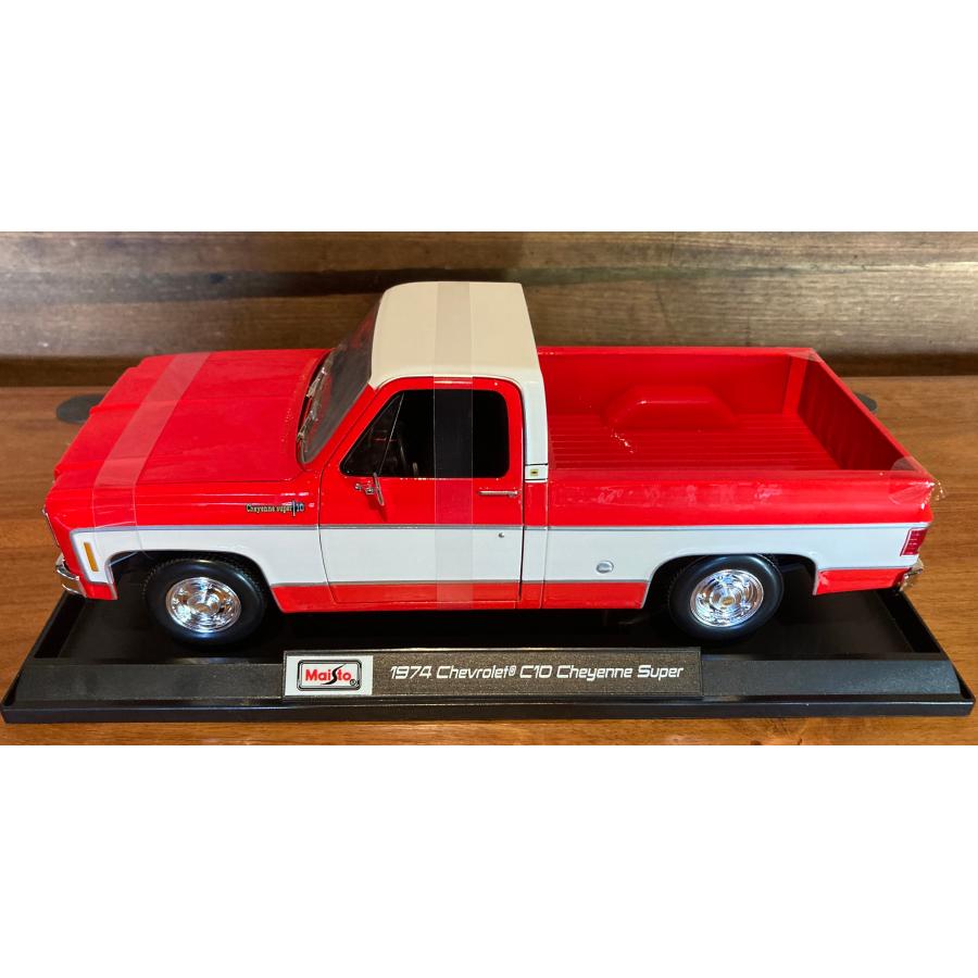 マイスト ミニカー 1974 Chevrolet C10 Cheyenne Super Squarebody Red