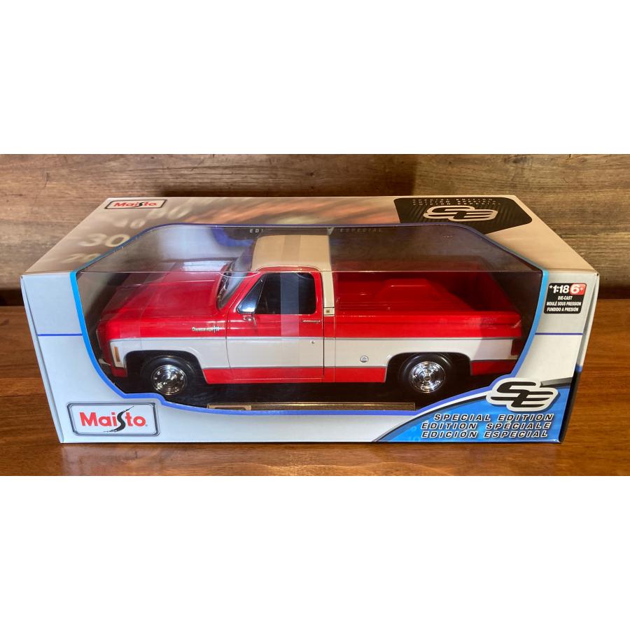 マイスト ミニカー 1974 Chevrolet C10 Cheyenne Super Squarebody Red