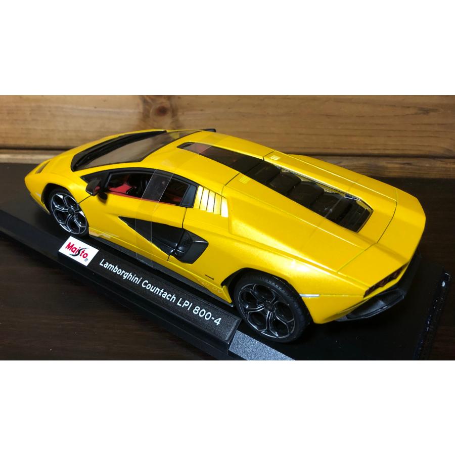 マイスト ミニカー ランボルギーニ カウンタック LPI 800-4 Yellow 1