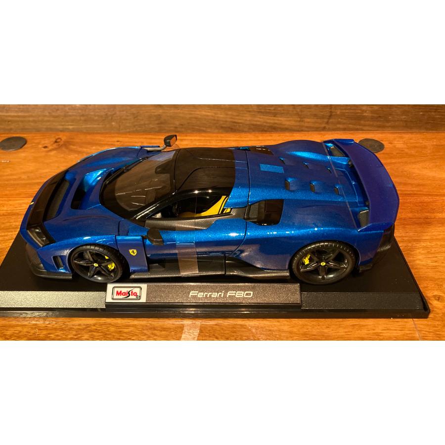 マイスト ミニカー Ferrari F80 Blue 1/18 Maisto フェラーリ 青