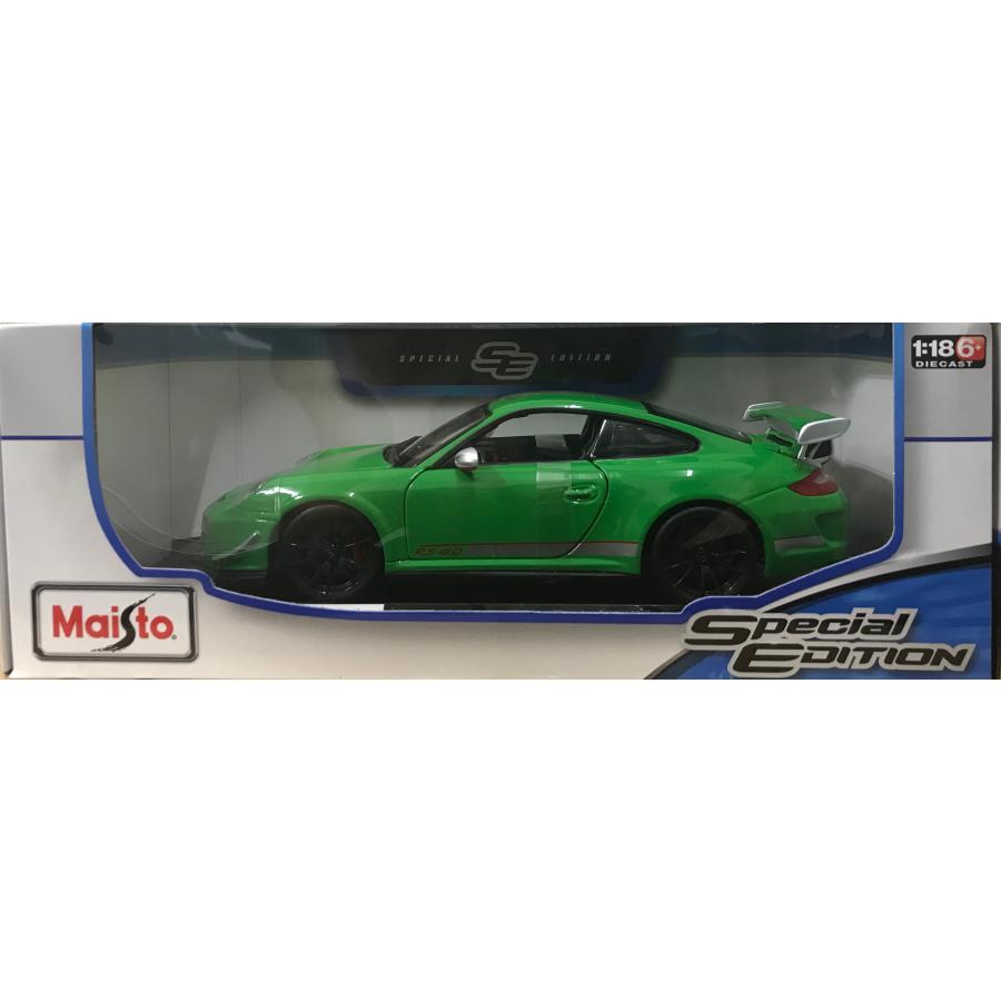 マイスト ミニカー ポルシェ 911 GT3 RS 4.0 Green 1/18 Maisto