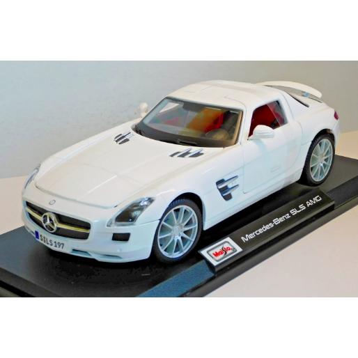 マイスト ミニカー Mercedes SLS AMG WHITE 1/18 Maisto メルセデス