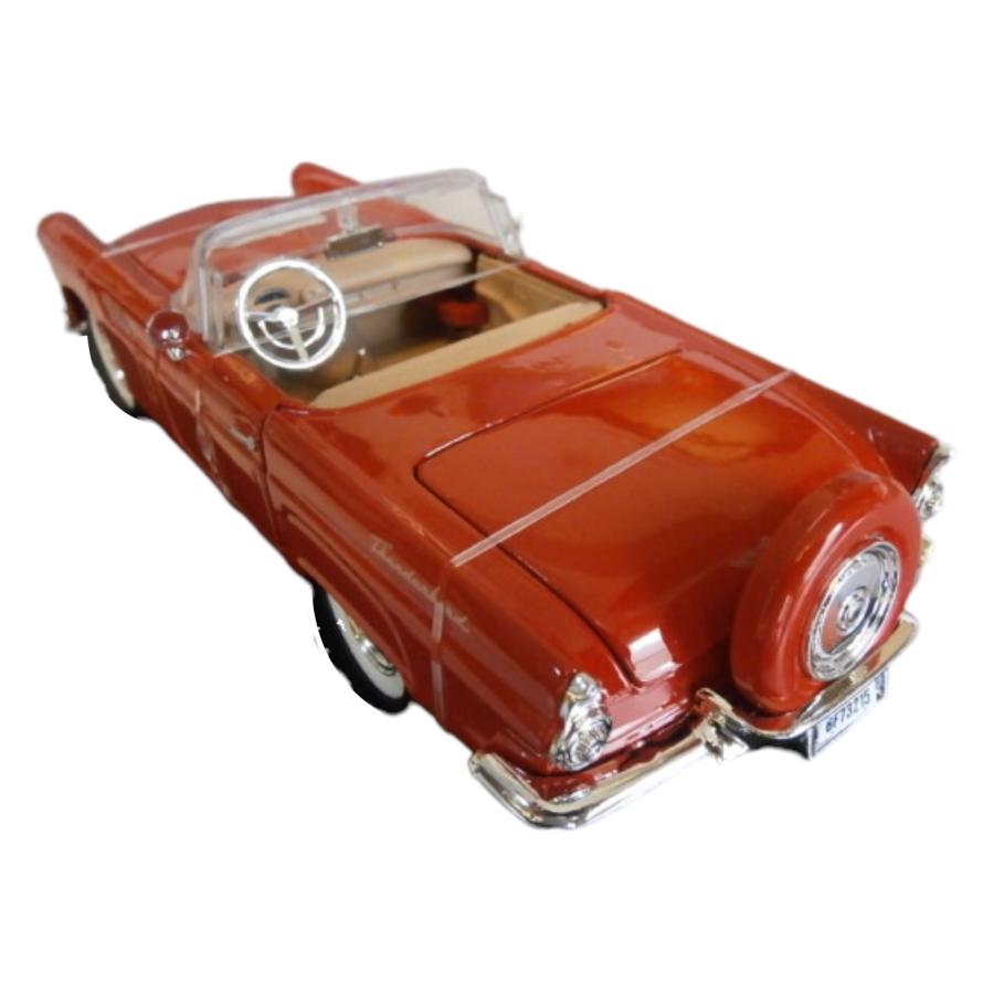 1956 Ford Thunderbird RED 1/24 Motor Max【全国送料無料】 フォード サンダーバード ミニカー モーターマックス 赤 アメ車 クラシック｜miahat1024｜03