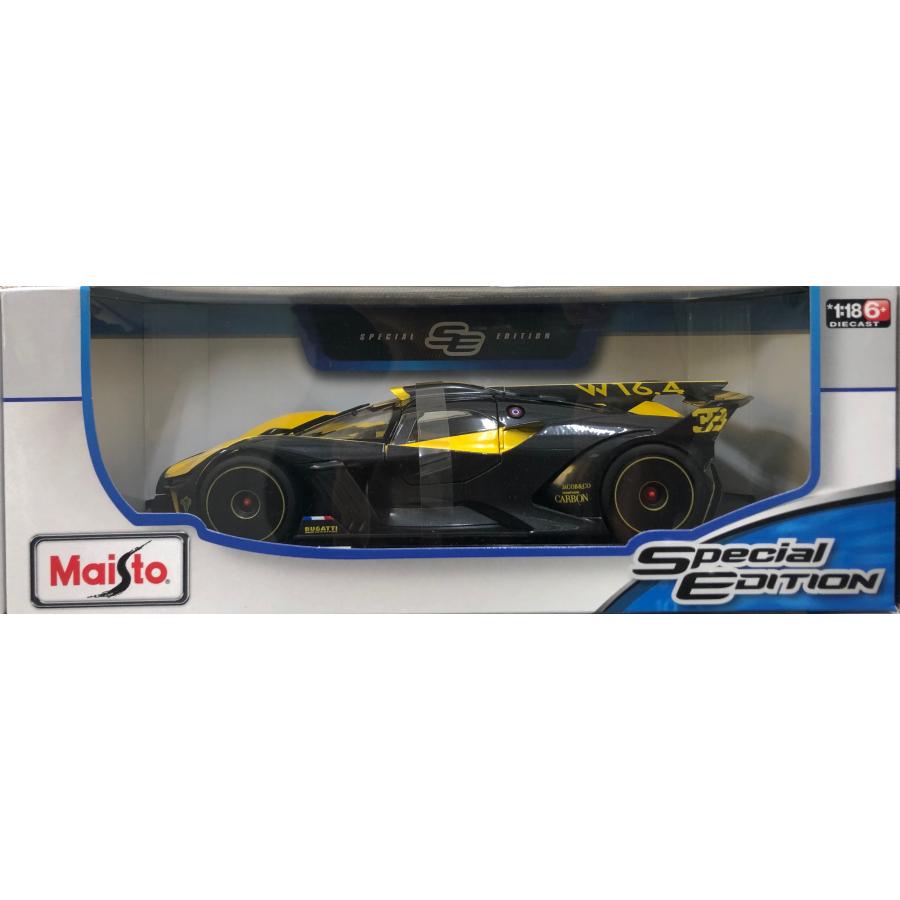 マイスト ミニカー Bugatti Bolide Bk/Ye 1/18 Maisto ブガッティ