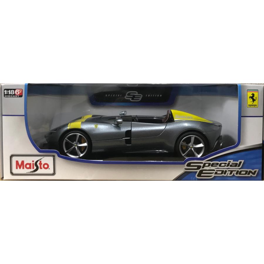 フェラーリ MONZA SP-1 SILVER 1/18 マイスト ミニカー【全国送料無料】  Ferrari 1:18 Maisto ダイキャストカー スーパーカー｜miahat1024｜05