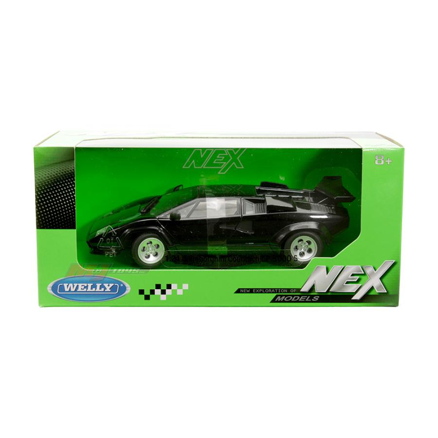 ランボルギーニ　カウンタック　LP5000S　1/24スケール　ブラック Amazon.co.jp: ミニカー スケールモデルカー 1:24