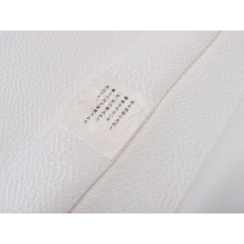手刺繍　半襟　縮緬地　正絹 刺繍 半衿 白地【衿秀　和想庵】_8